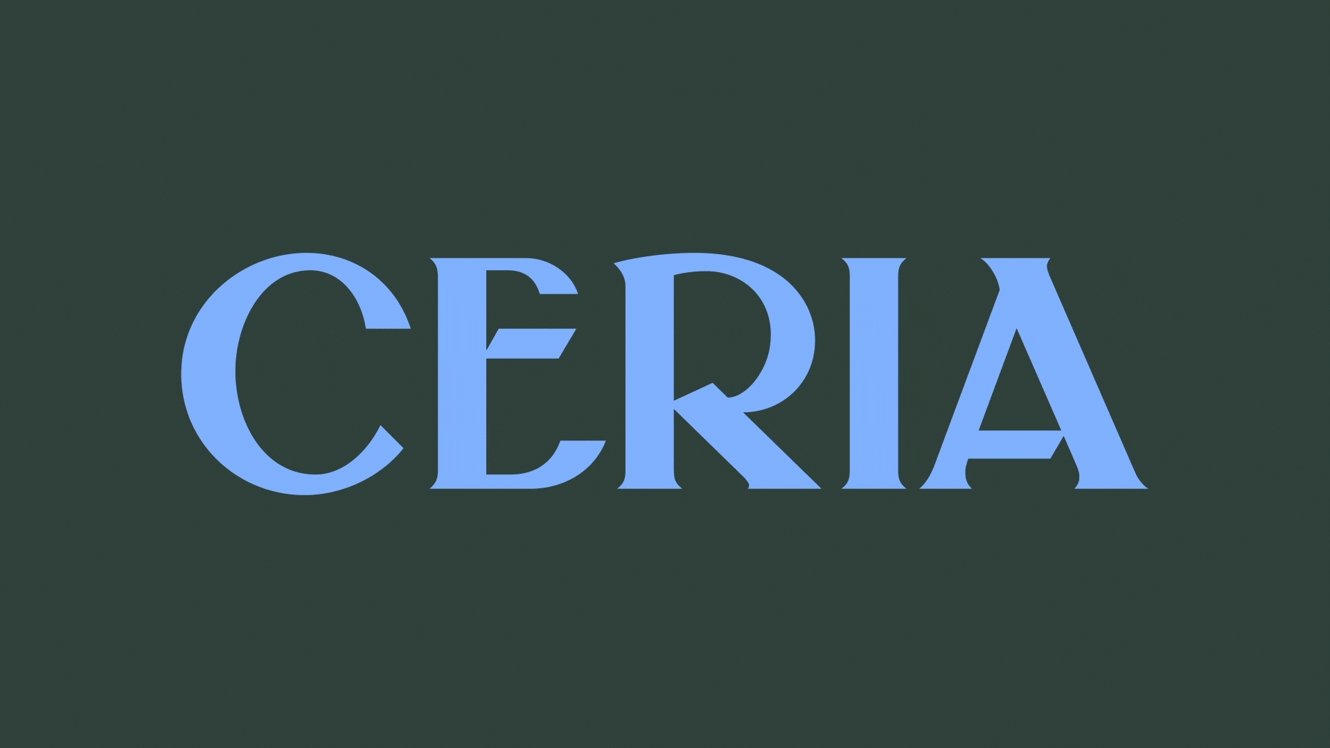 Ceria logo from Mother Design